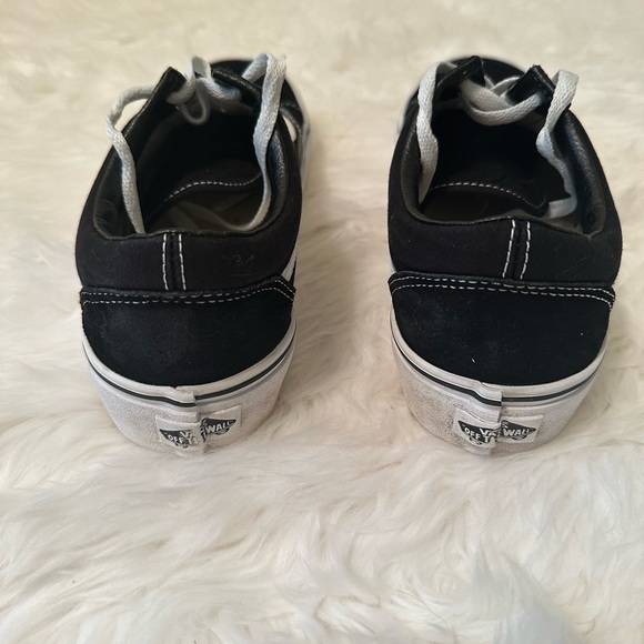 Vans Old Skool Classic Skate Shoes Black/White Mens Size 9 Suede. - Picture 6 of 9